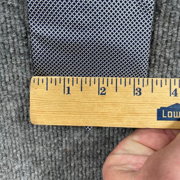 Brooks Brothers Tie NWT 3.5X58 Gray Geometric Allover All Silk Made In USA - Picture 3 of 9